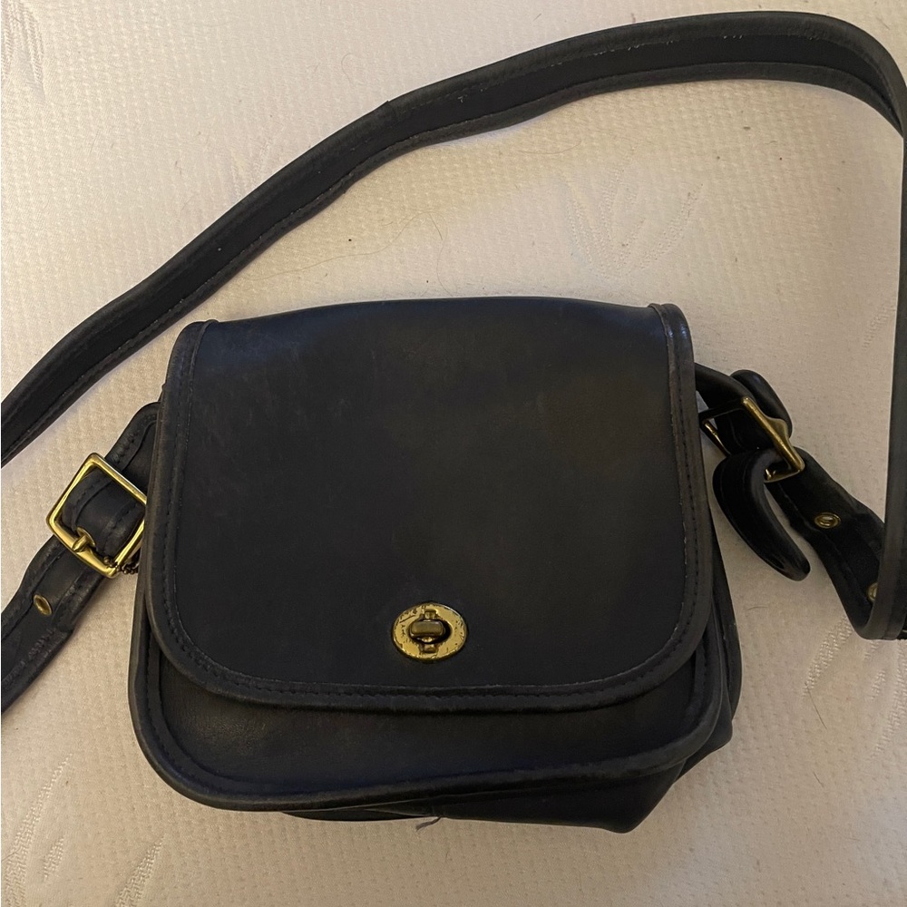 Vintage Coach Navy purse